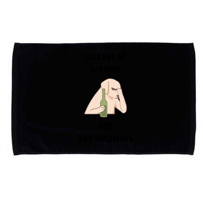 LMPZTEEZAlcohol And Bad Decisions Microfiber Hand Towel