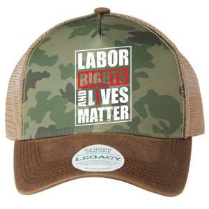 Labor Rights And Lives Matter  Legacy Tie Dye Trucker Hat