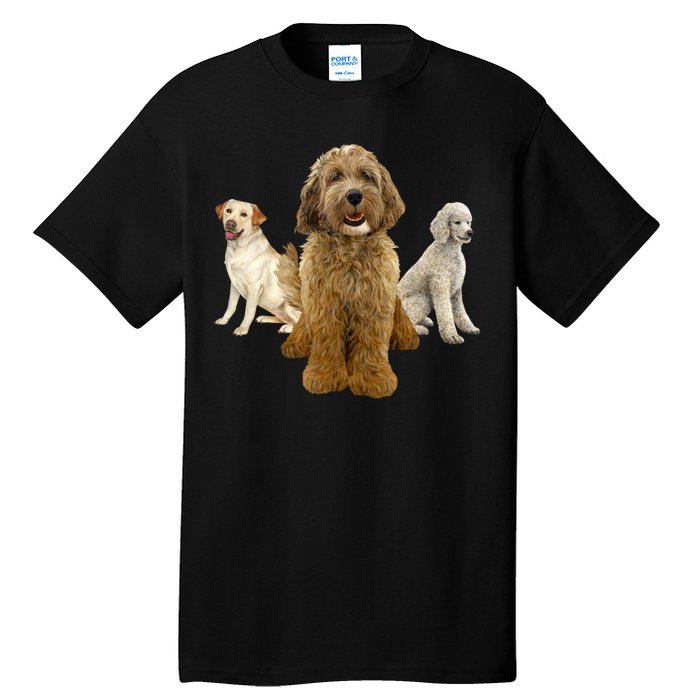 Labradoodle Trio Tall T-Shirt