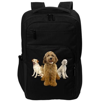 Labradoodle Trio Impact Tech Backpack