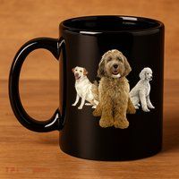 Labradoodle Trio 11oz C Handle Ceramic Mug