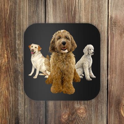 Labradoodle Trio Coaster