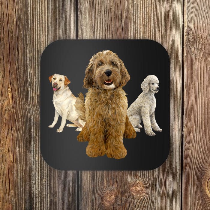 Labradoodle Trio Coaster