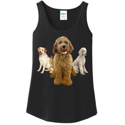 Labradoodle Trio Ladies Essential Tank