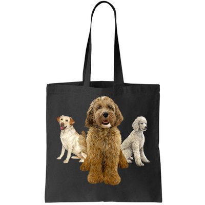 Labradoodle Trio Tote Bag