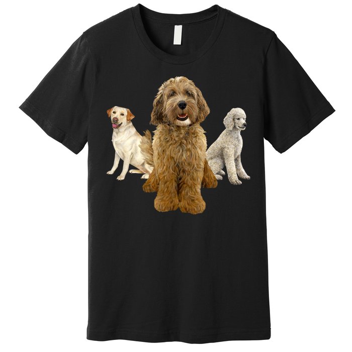 Labradoodle Trio Premium T-Shirt