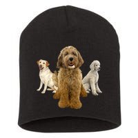 Labradoodle Trio Short Acrylic Beanie