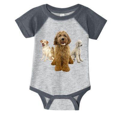 Labradoodle Trio Infant Baby Jersey Bodysuit