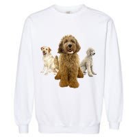 Labradoodle Trio Garment-Dyed Sweatshirt