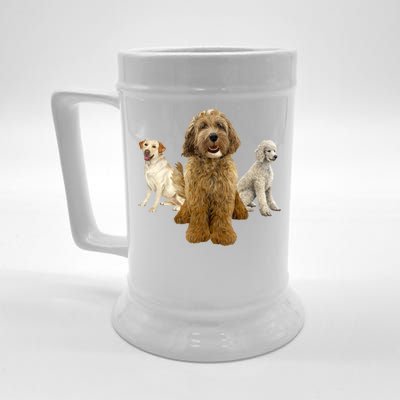 Labradoodle Trio Beer Stein