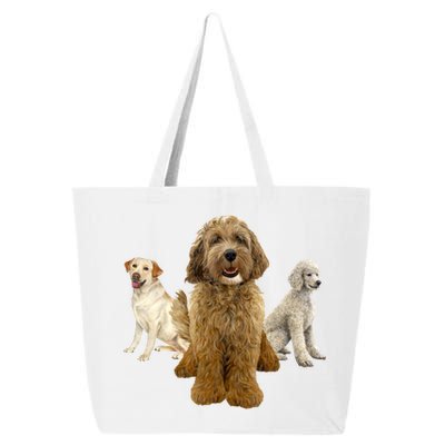 Labradoodle Trio 25L Jumbo Tote