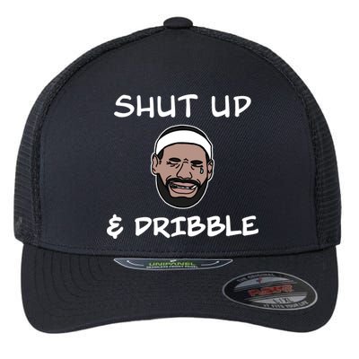 Labron Crying Shut Up And Dribble Flexfit Unipanel Trucker Cap