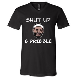 Labron Crying Shut Up And Dribble V-Neck T-Shirt