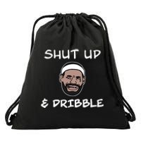 Labron Crying Shut Up And Dribble Drawstring Bag