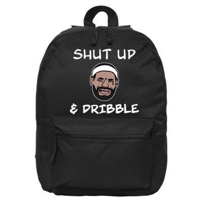 Labron Crying Shut Up And Dribble 16 in Basic Backpack