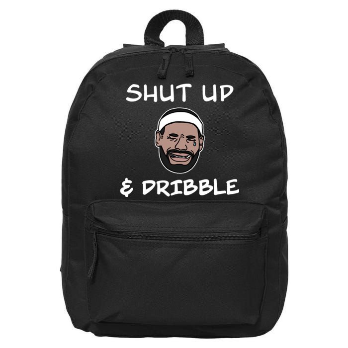 Labron Crying Shut Up And Dribble 16 in Basic Backpack