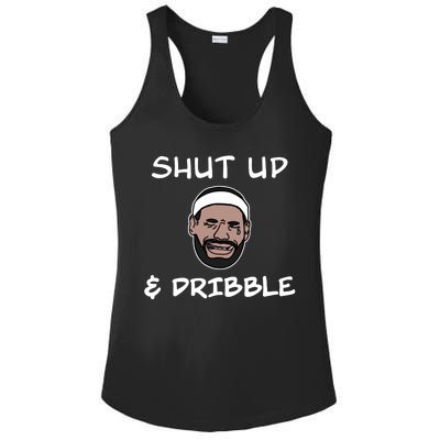 Labron Crying Shut Up And Dribble Ladies PosiCharge Competitor Racerback Tank