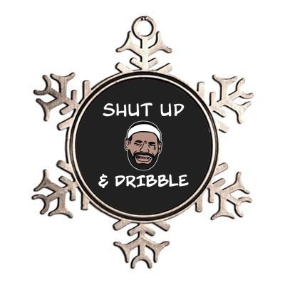 Labron Crying Shut Up And Dribble Metallic Star Ornament