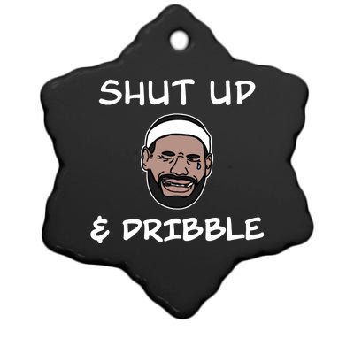 Labron Crying Shut Up And Dribble Ceramic Star Ornament