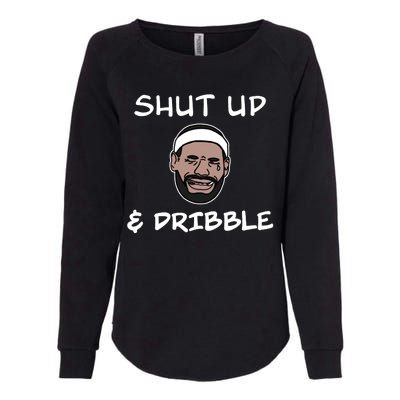 Labron Crying Shut Up And Dribble Womens California Wash Sweatshirt