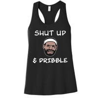 Labron Crying Shut Up And Dribble Women's Racerback Tank