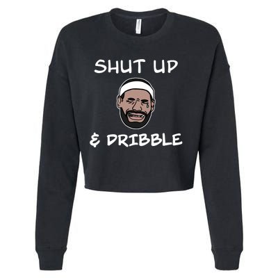 Labron Crying Shut Up And Dribble Cropped Pullover Crew