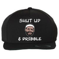Labron Crying Shut Up And Dribble Wool Snapback Cap