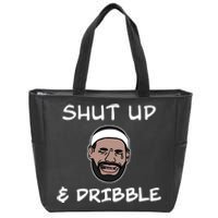 Labron Crying Shut Up And Dribble Zip Tote Bag