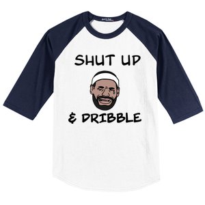 Labron Crying Shut Up And Dribble Baseball Sleeve Shirt