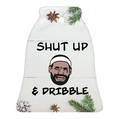 Labron Crying Shut Up And Dribble Ceramic Bell Ornament