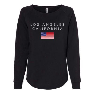 Los Angeles California Cool L.A. City Ca Souvenir Womens California Wash Sweatshirt