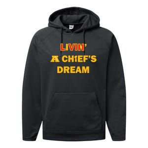 Living A Chief Dream Performance Fleece Hoodie