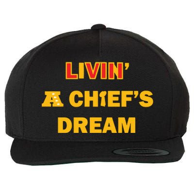 Living A Chief Dream Wool Snapback Cap