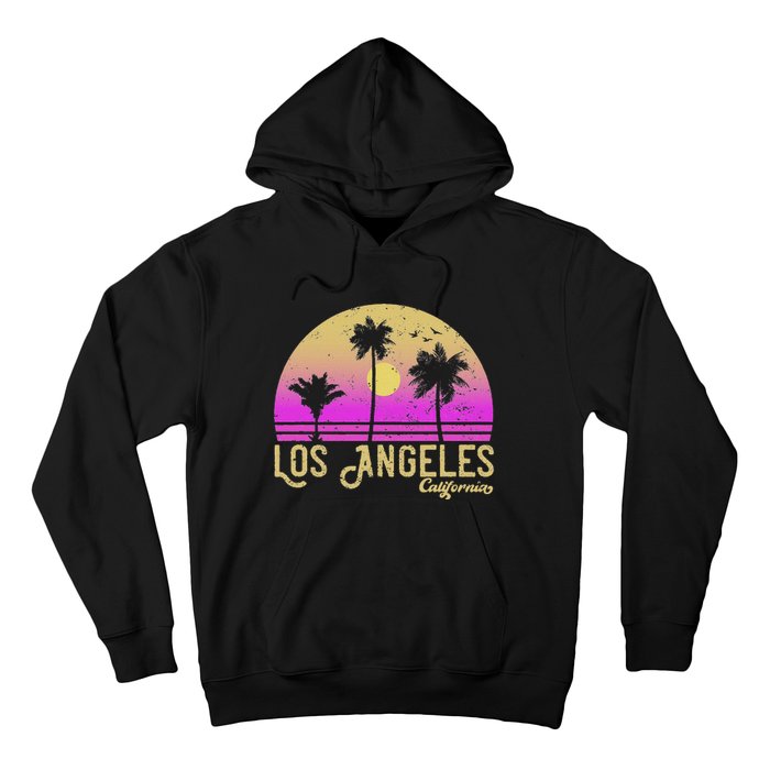 Los Angeles California Retro Vintage Sunset Hoodie