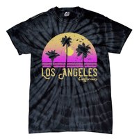 Los Angeles California Retro Vintage Sunset Tie-Dye T-Shirt