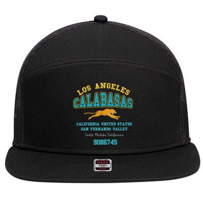 Los Angeles Calabasas 7 Panel Mesh Trucker Snapback Hat