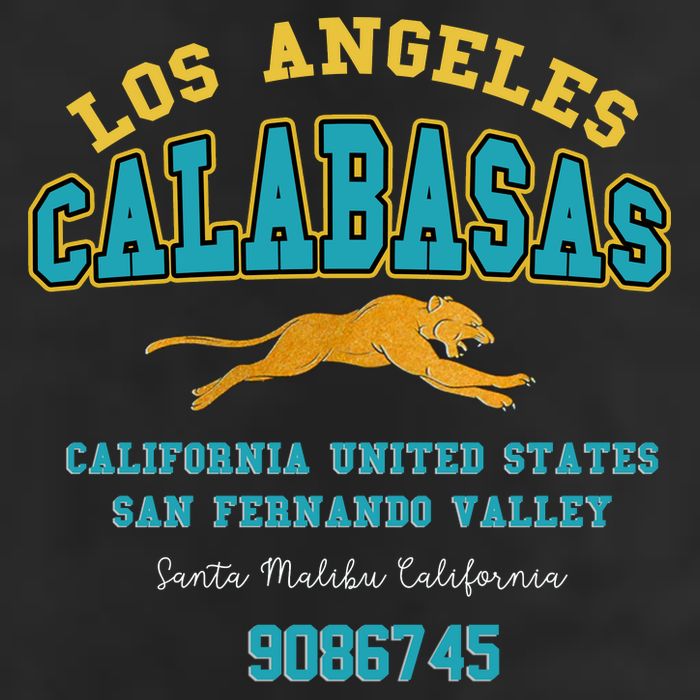 Los Angeles Calabasas 7 Panel Mesh Trucker Snapback Hat