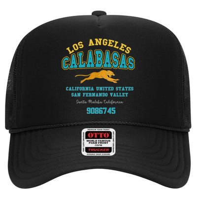 Los Angeles Calabasas High Crown Mesh Back Trucker Hat