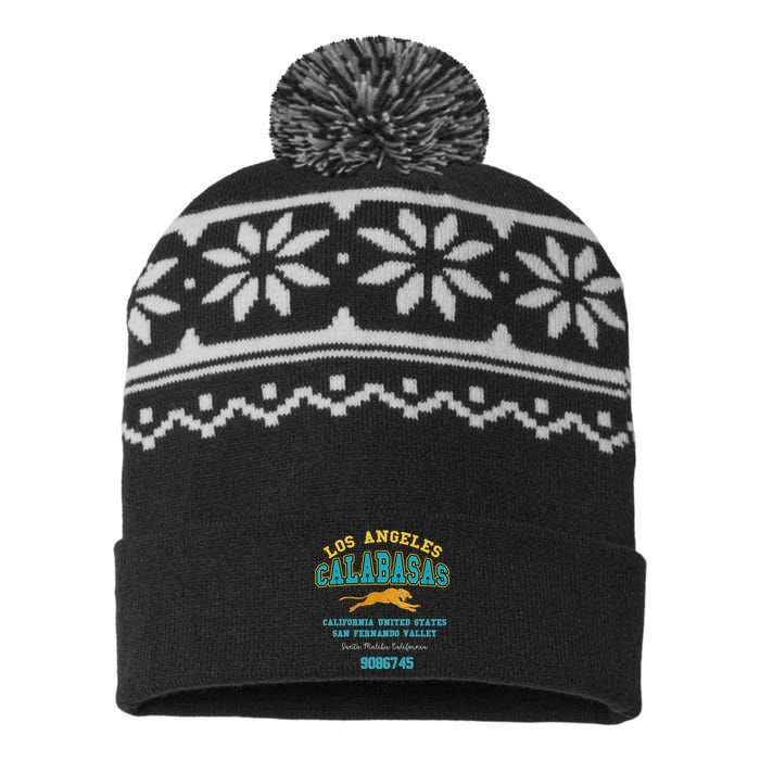 Los Angeles Calabasas USA-Made Snowflake Beanie