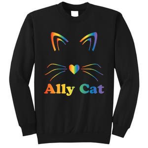 LGBTQ + Ally Cat LGBTQ Ally Cat Pride Sweatshirt