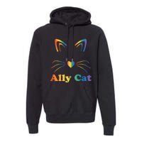 LGBTQ + Ally Cat LGBTQ Ally Cat Pride Premium Hoodie