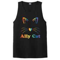 LGBTQ + Ally Cat LGBTQ Ally Cat Pride PosiCharge Competitor Tank