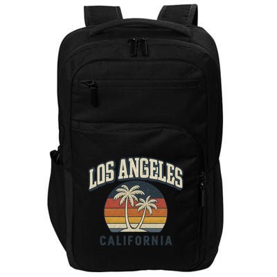 Los Angeles California Retro Impact Tech Backpack