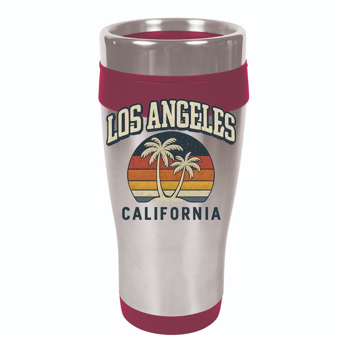 Los Angeles California Retro Flat Bill Trucker Hat