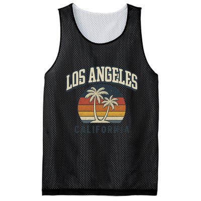 Los Angeles California Retro Mesh Reversible Basketball Jersey Tank