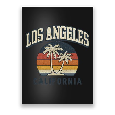 Los Angeles California Retro Poster