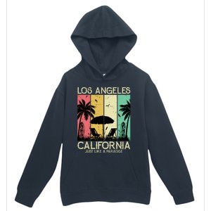 Los Angeles California Just Like A Paradise Retro Urban Pullover Hoodie