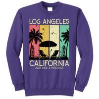 Los Angeles California Just Like A Paradise Retro Sweatshirt