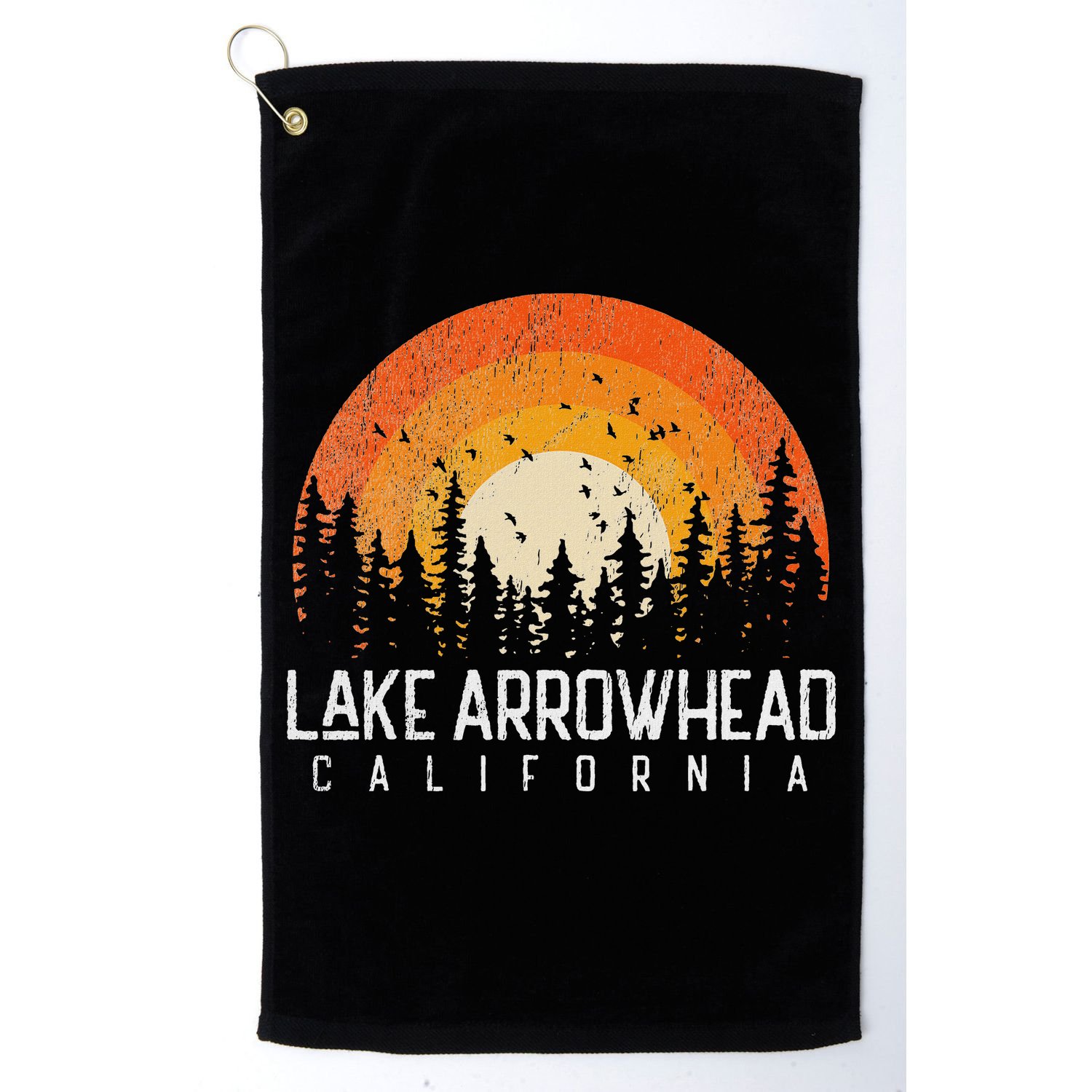 Lake Arrowhead California Ca Vintage 70s 80s 90s Retro Golf Towel