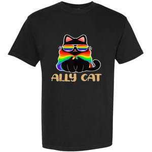 LGBT Ally Cat Be Kind Gay Rainbow Funny LGBTQ Gift Idea Garment-Dyed Heavyweight T-Shirt